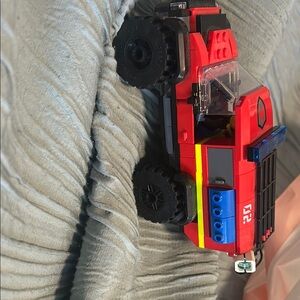 Red and Black Toy Fire Truck